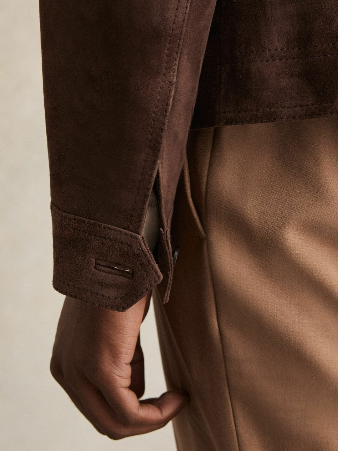 Jacket in Chocolate Brown