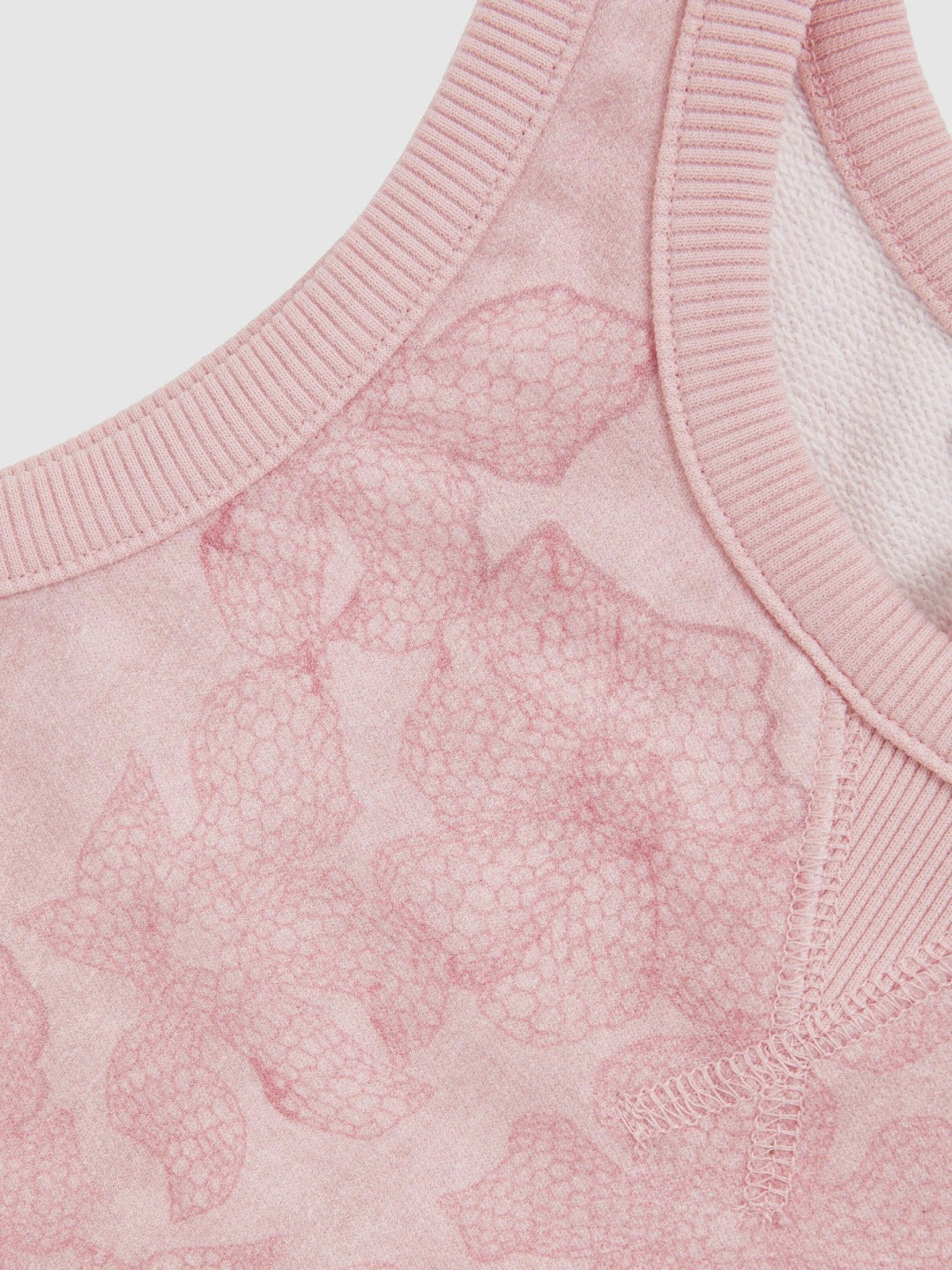 3-9 yrs Cotton Floral Vest and Joggers Set in Pink Print
