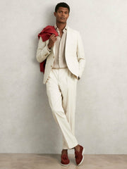 Suede Tassel Loafers in Maroon Red