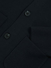 3-9 yrs Button-Through Knitted Cardigan in Navy
