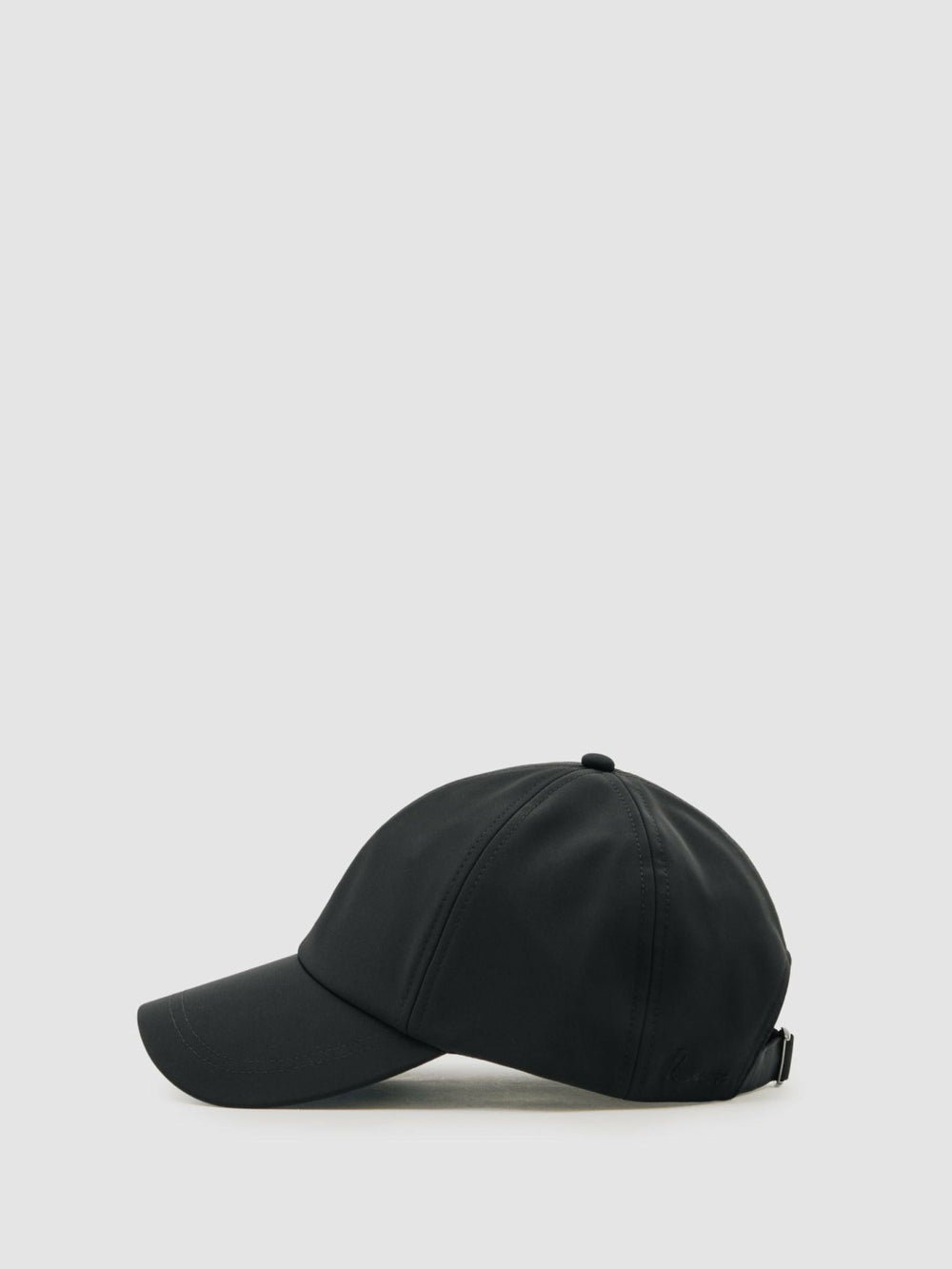 Embroidered Logo Tech Baseball Cap in Black