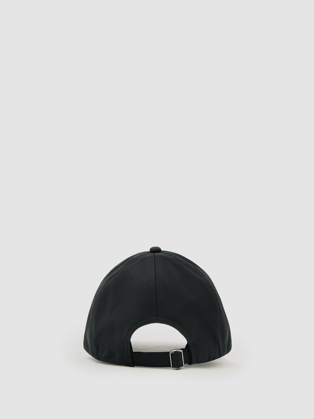 Embroidered Logo Tech Baseball Cap in Black