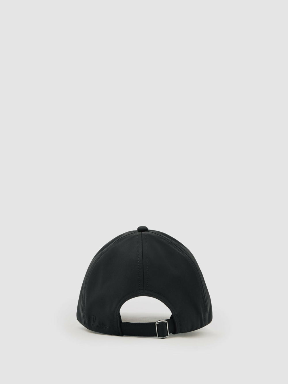 Embroidered Logo Tech Baseball Cap in Black