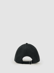 Embroidered Logo Tech Baseball Cap in Black