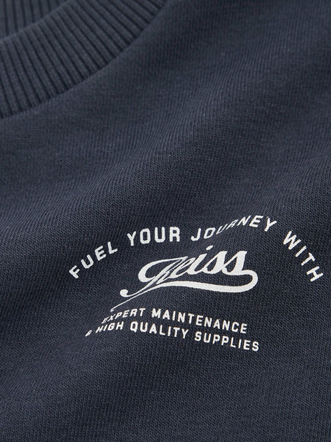 13-14 yrs Cotton Blend Motor Cars Sweatshirt in Washed Blue