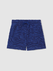 3-9 yrs SmileyWorld Wave Texture Shorts in Bright Blue
