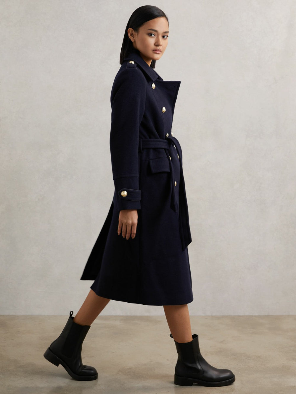 Leather Chelsea Boots in Black