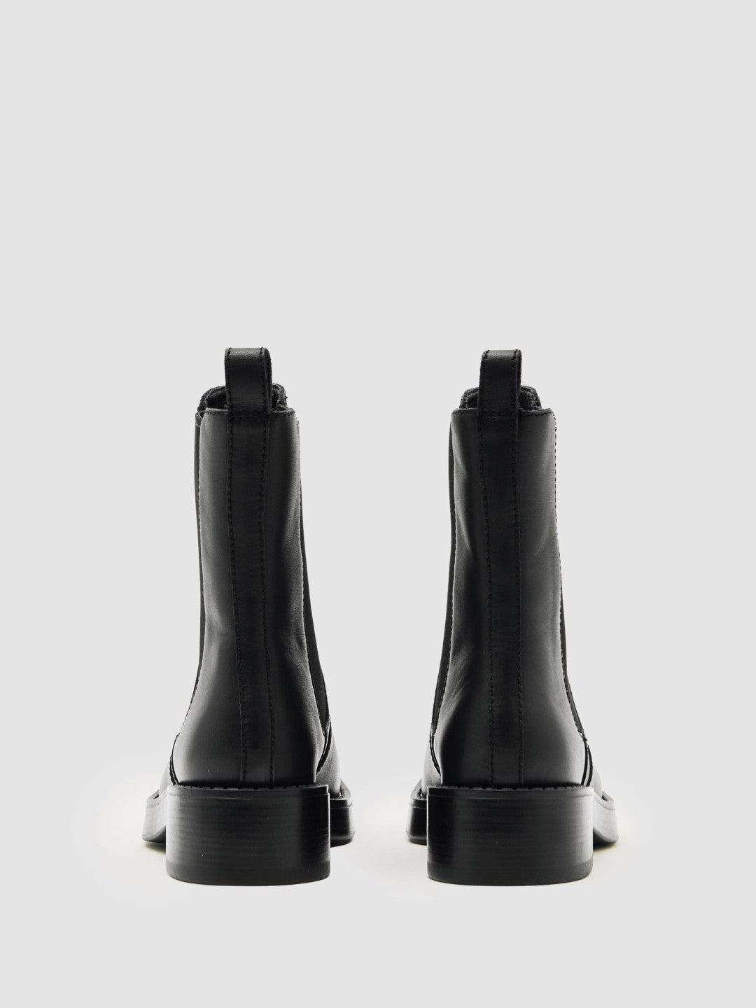 Leather Chelsea Boots in Black