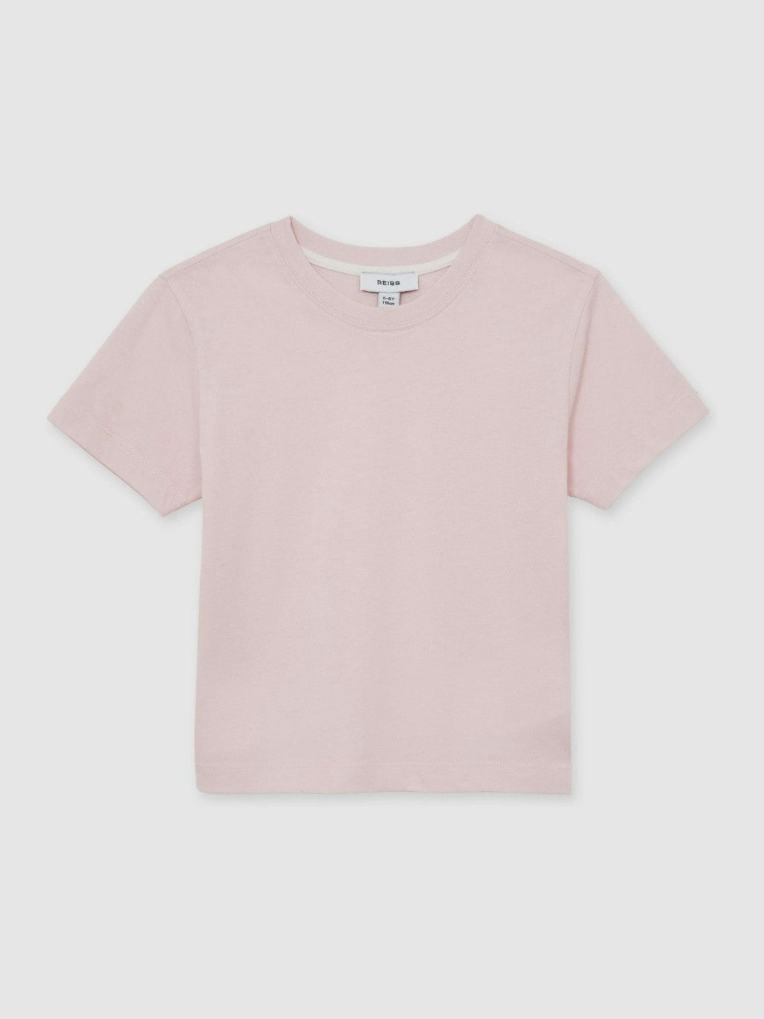 13-14 yrs Cotton Crew Neck T-Shirt in Pink