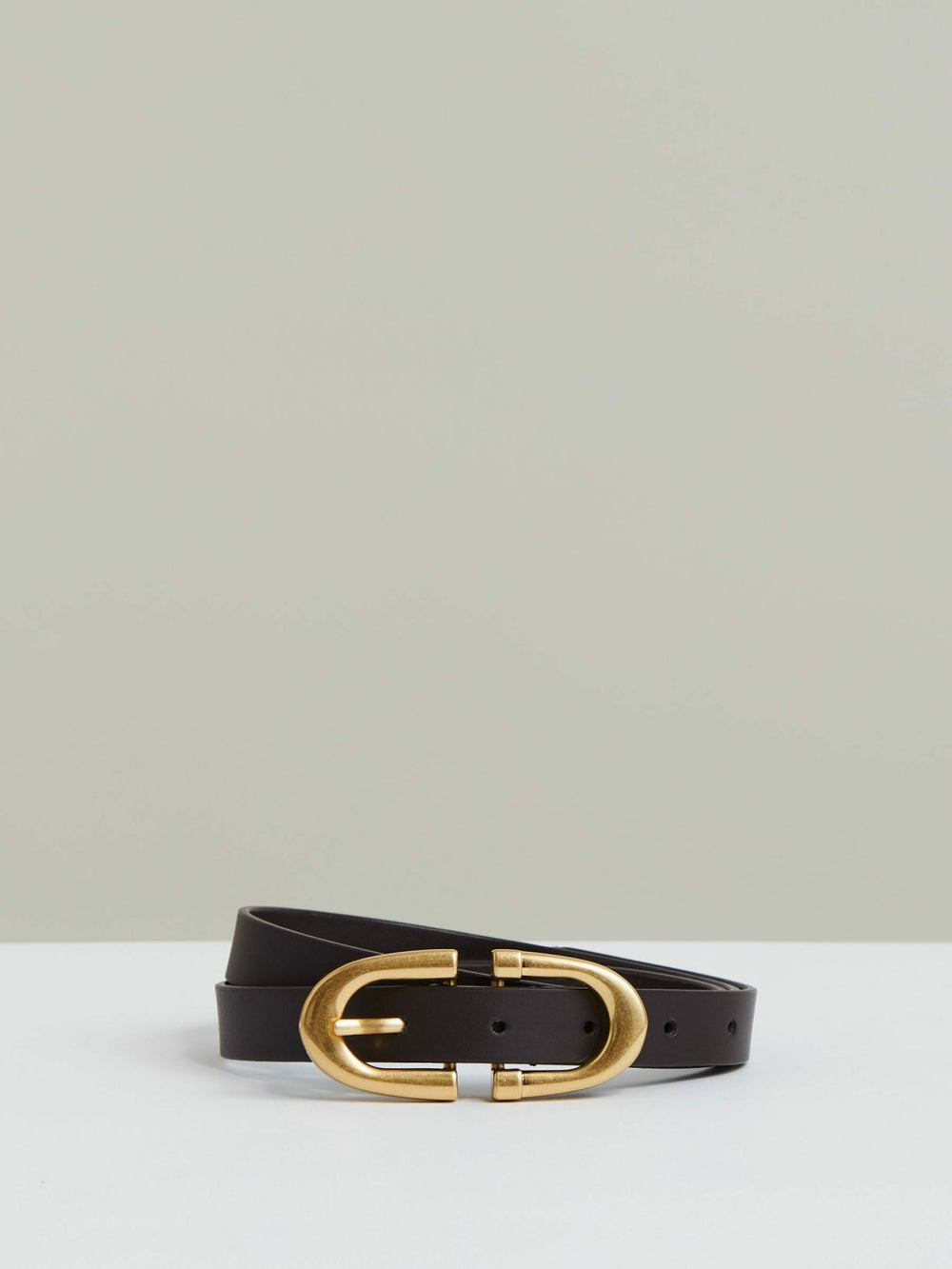 Horseshoe Belt in Chocolate