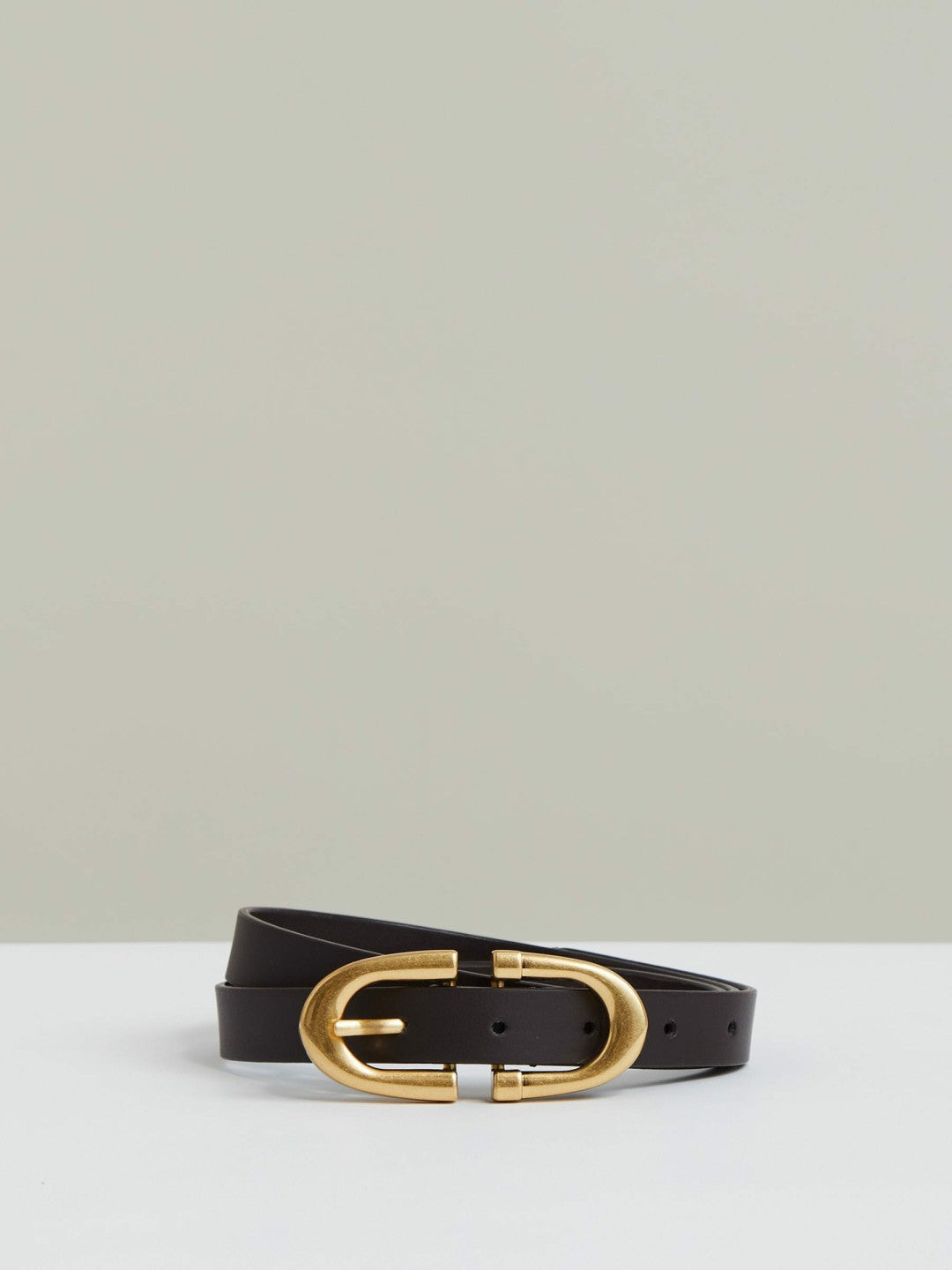 Horseshoe Belt in Chocolate