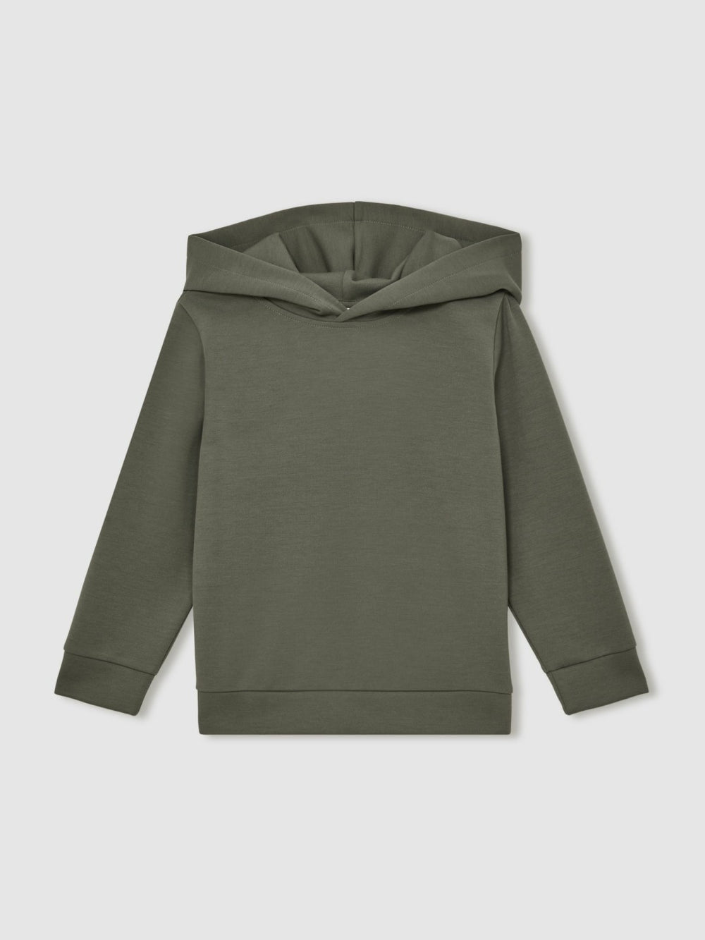 13-14 yrs Interlock Jersey Hoodie in Dark Sage