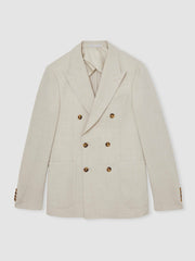 Suit Jacket in Stone