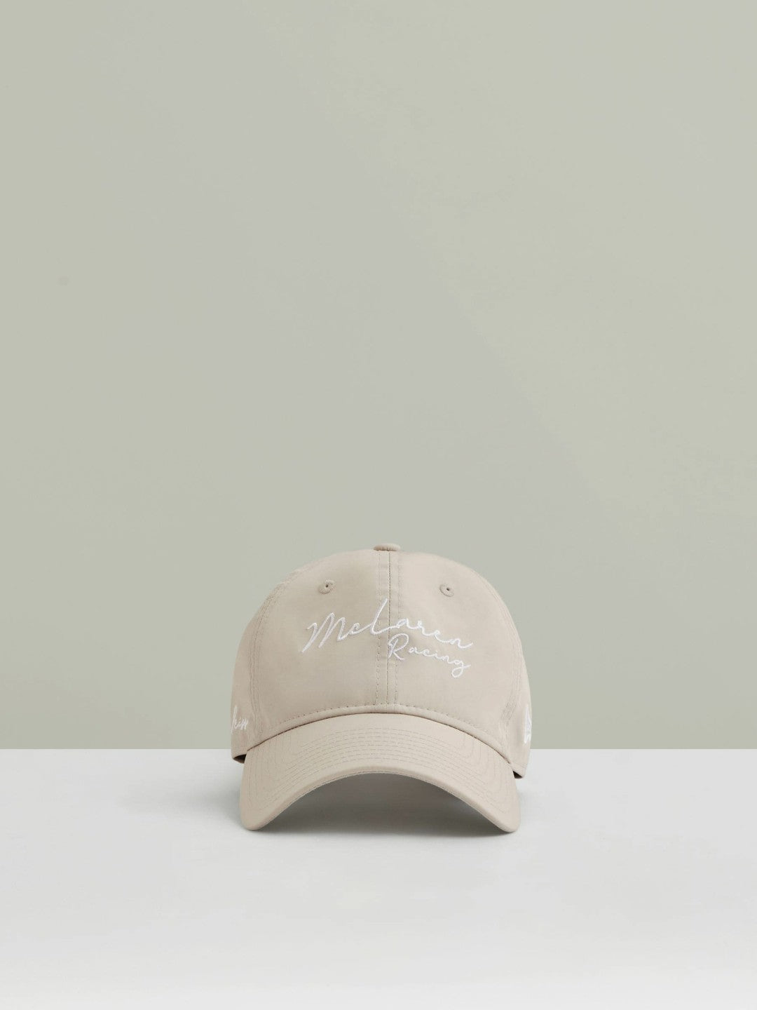 McLaren Racing Logo Embroidered Cap Unisex Fit in Stone