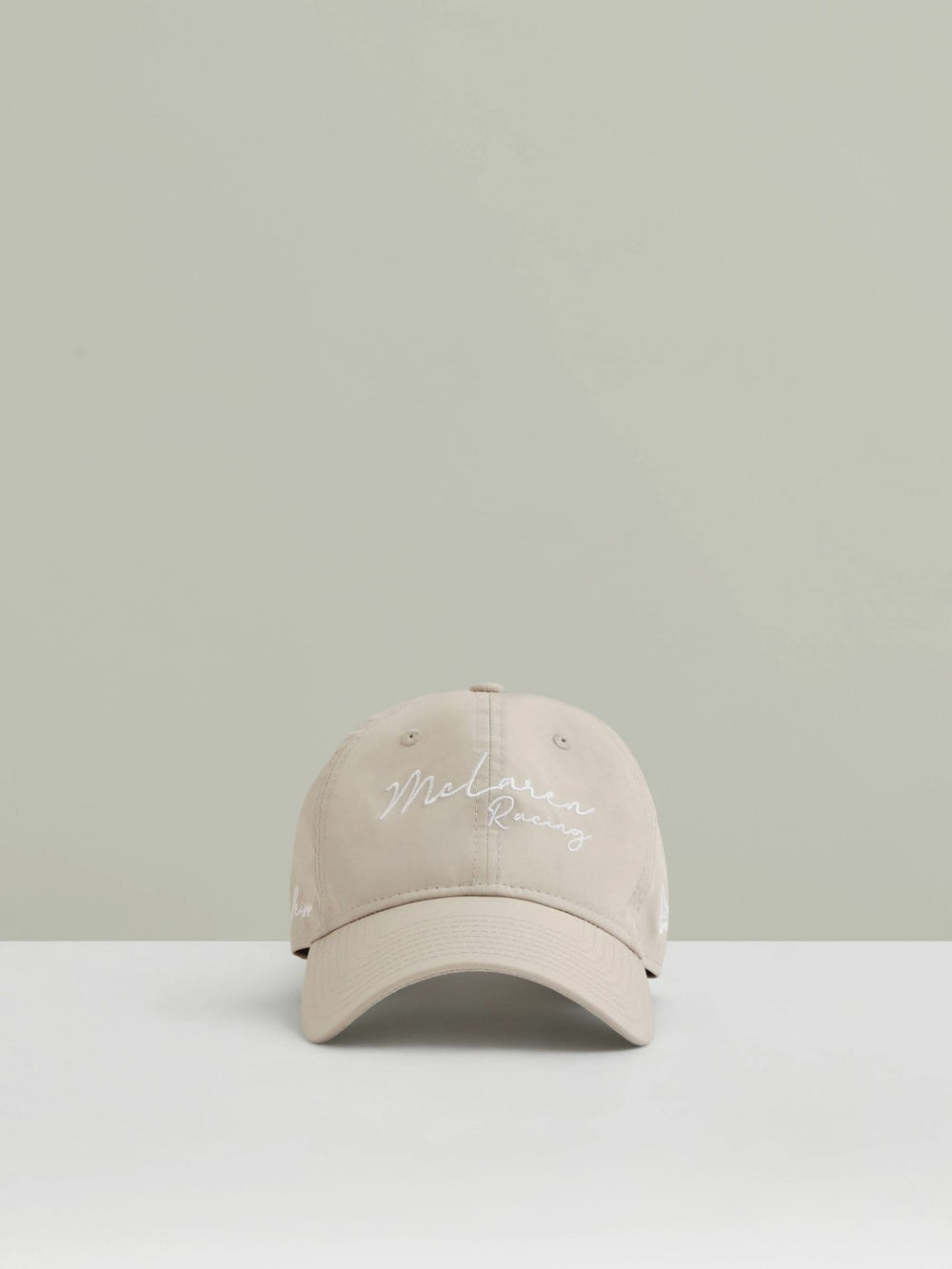 McLaren Racing Logo Embroidered Cap Unisex Fit in Stone