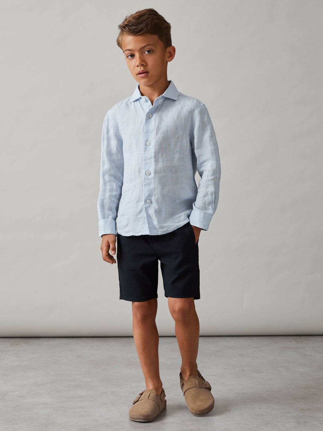 9-13 yrs Relaxed Drawstring Shorts in Navy