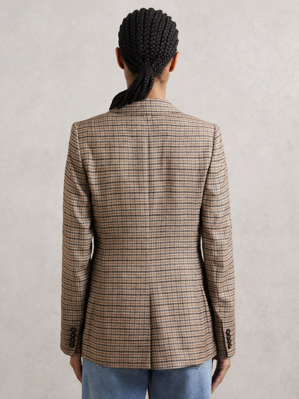 Jacket in Neutral Check