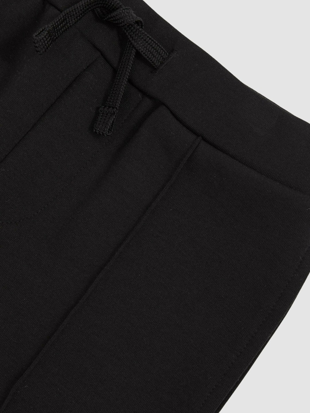 3-9 yrs Interlock Drawstring Joggers in Black
