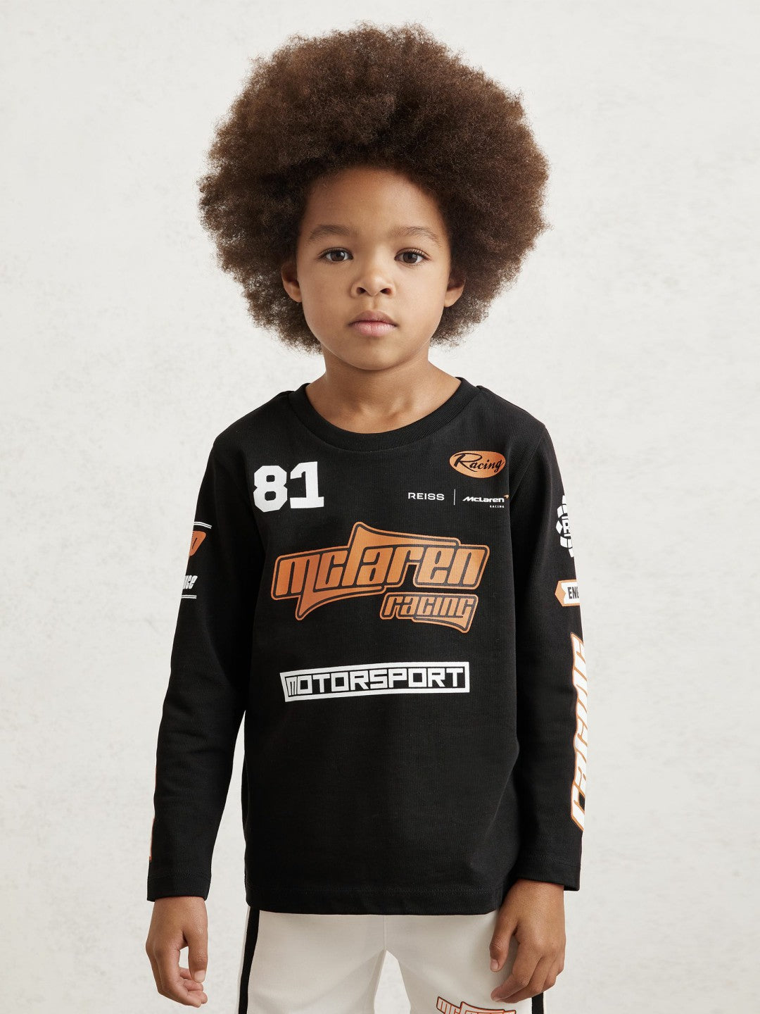 13-14 yrs McLaren F1 Team Cotton Logo T-Shirt Unisex Fit in Black