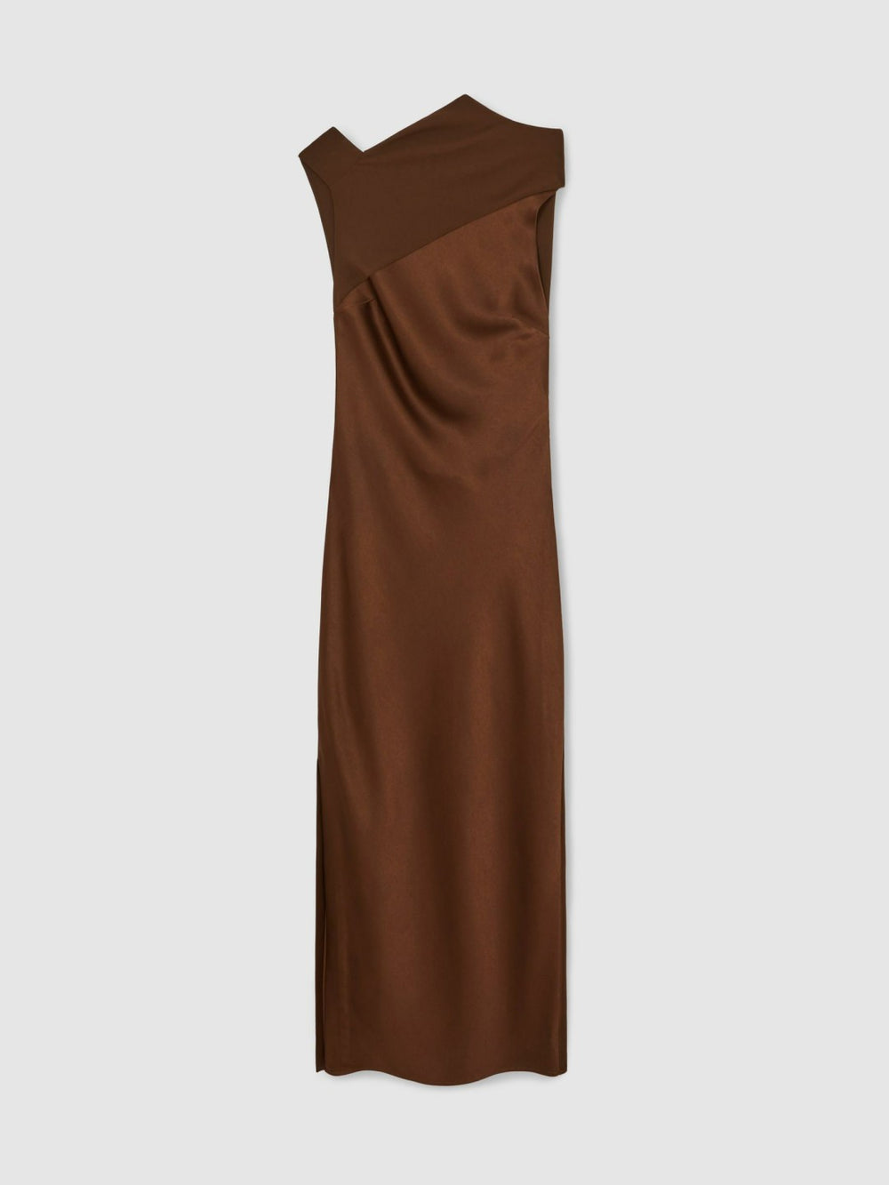 Back Detail Midi Dress in Bronze