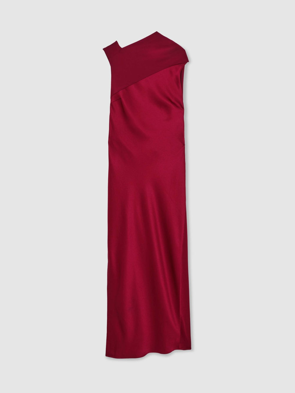 Back Detail Midi Dress in Red